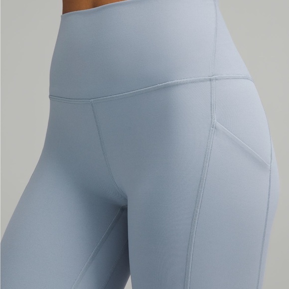 lululemon Align High-Rise Pant with Pockets 25" Concrete Blue SZ 6 - Picture 4 of 9